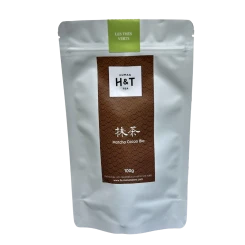 Matcha bio du Japon et cacao bio de Tanzanie à 85%